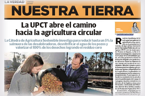 La UPCT abre el camino hacia la agricultura circular