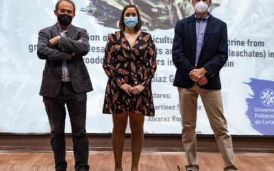La doctora Carolina Díaz García presenta su Tesis sobre desnitrificación de salmueras con biorreactores de madera